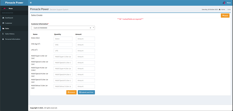 Petrol Pump and Office Management System  - Project Image 2